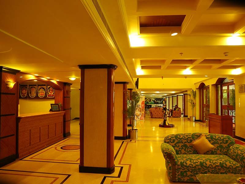Fortune Select Grand Ridge, Tirupati - Member Itc Hotels' Group Exteriör bild The lobby of the hotel